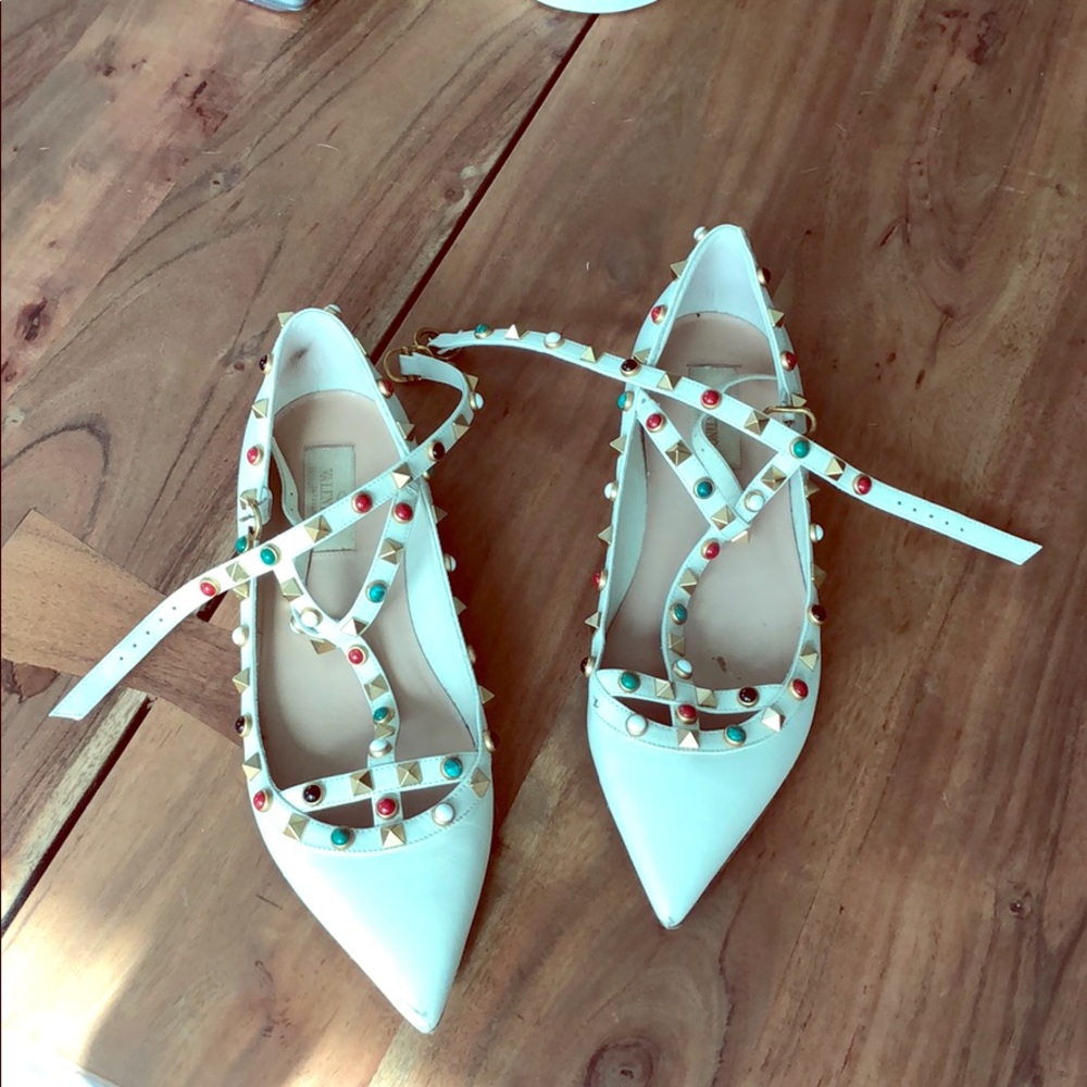Valentino pointes flats